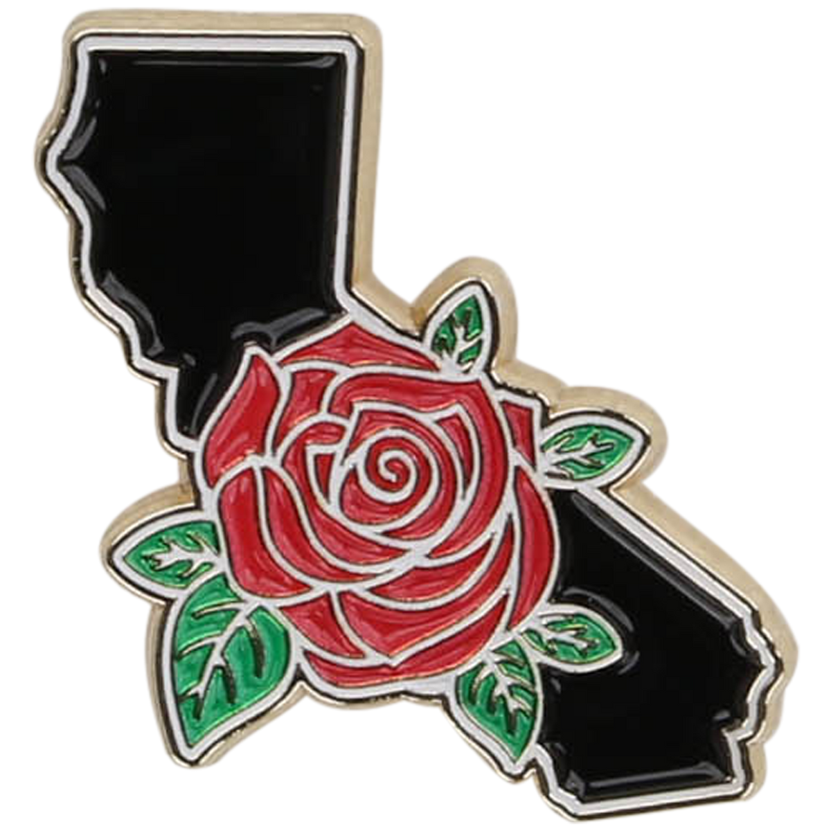 State Rose Pin - Los Angeles Pin the City