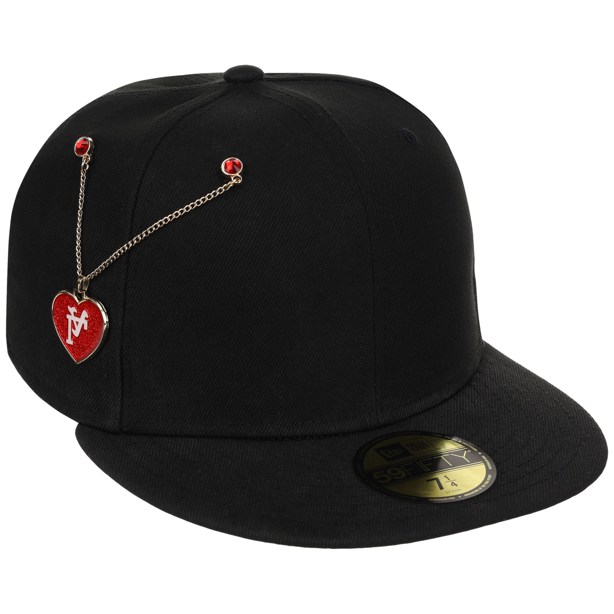 Upsidedown Heart LA Chain - Los Angeles Pin the City