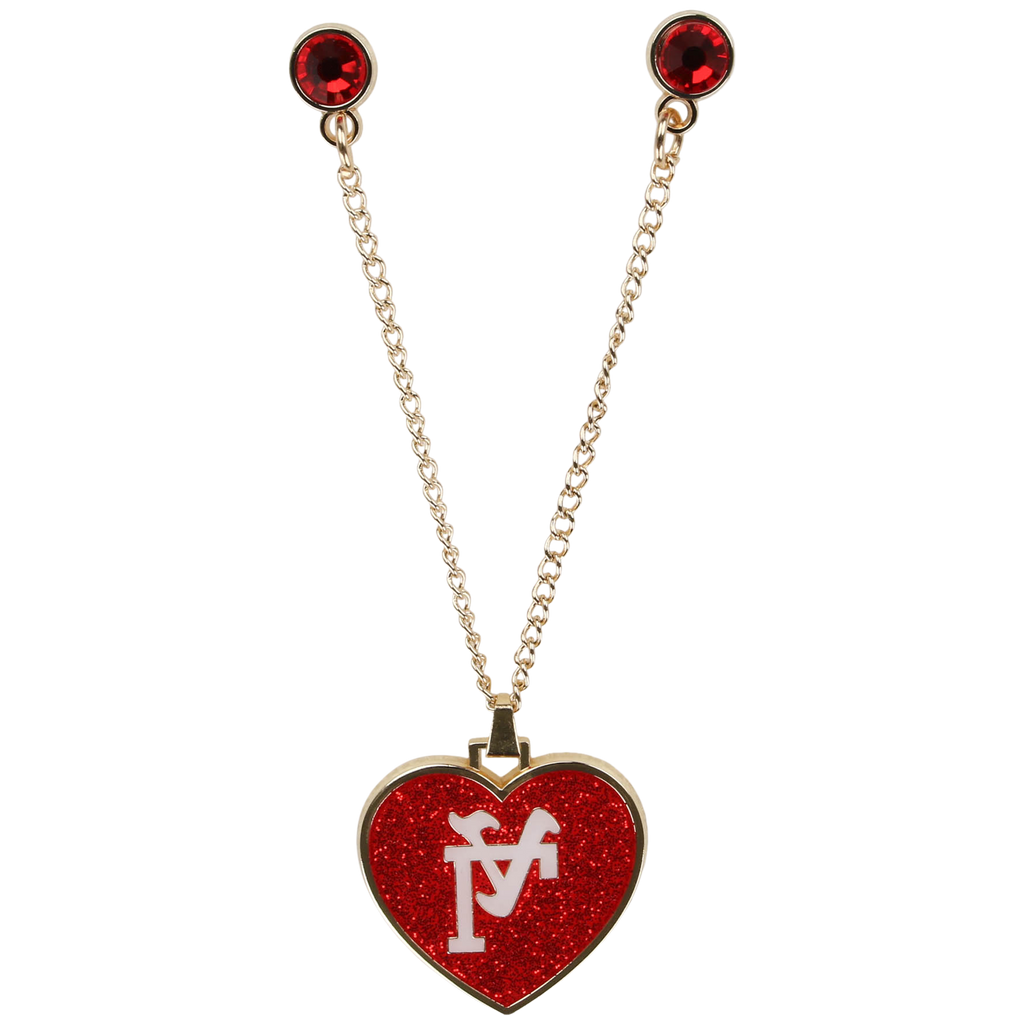 Upsidedown Heart LA Chain - Los Angeles Pin the City