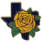 State Rose Pin - Houston Pin the City