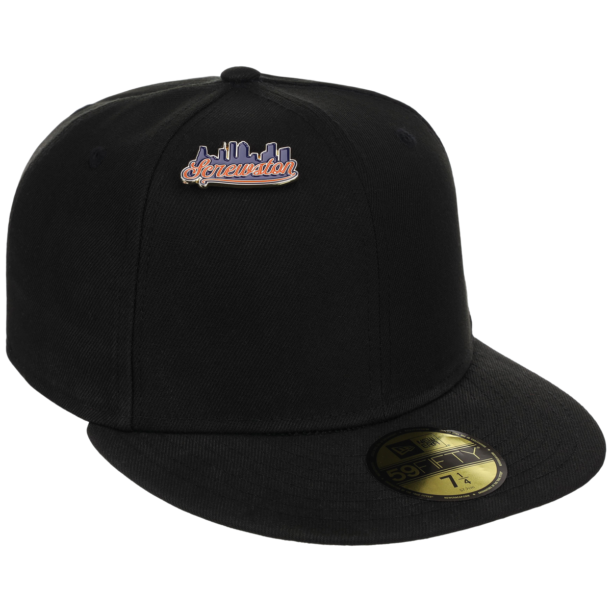 Screwston Skyline Pin - Houston Pin the City