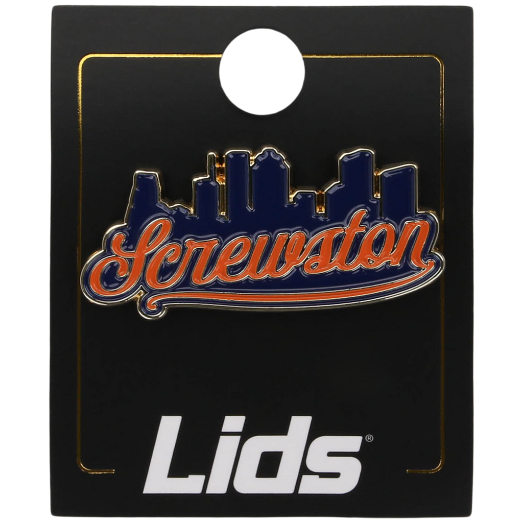 Screwston Skyline Pin - Houston Pin the City