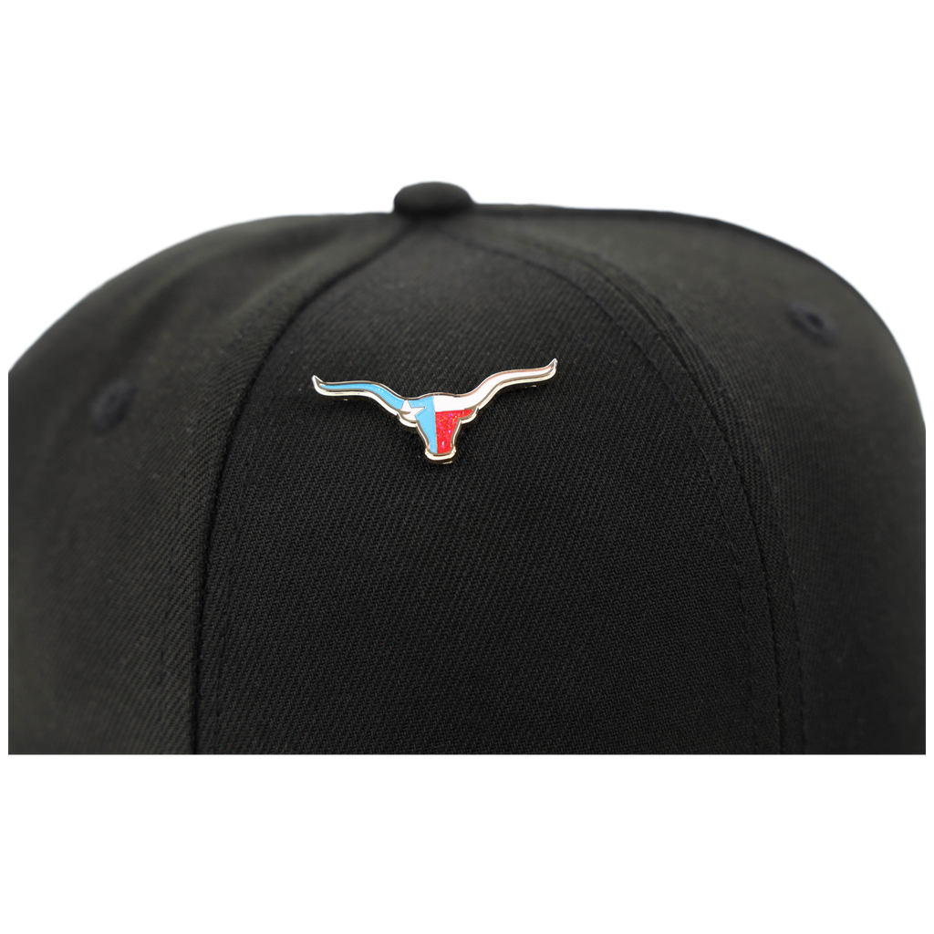 Longhorn State Flag Pin - Houston Pin the City