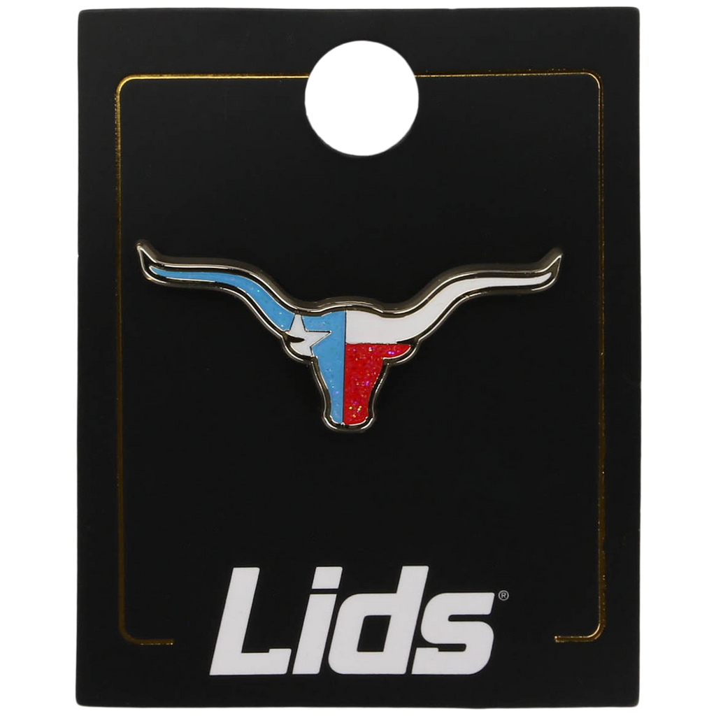 Longhorn State Flag Pin - Houston Pin the City