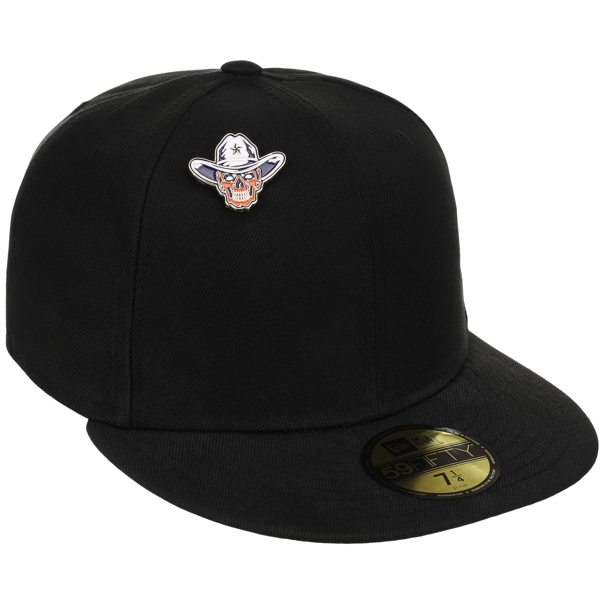 Skull Cowboy Pin - Houston Pin the City