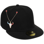 Longhorn Skull Chain - Houston Pin the City