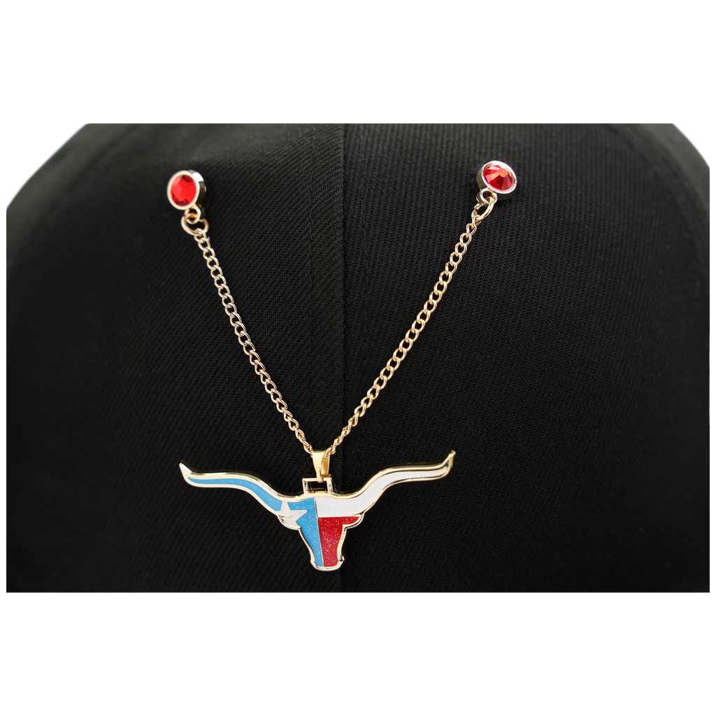 Longhorn State Flag Chain - Houston Pin the City