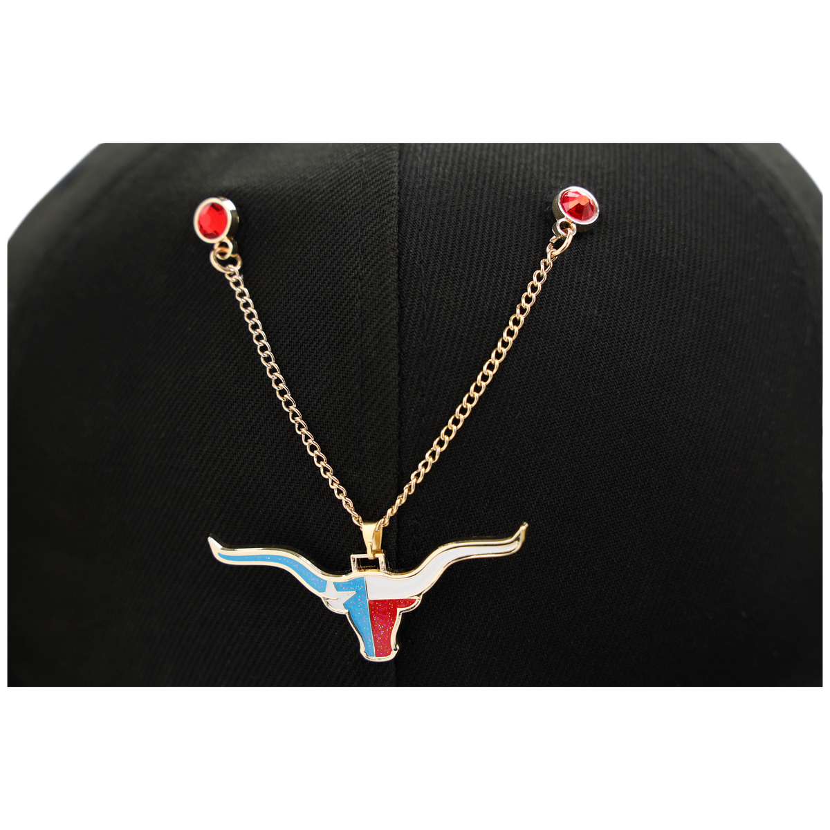 Longhorn State Flag Chain - Houston Pin the City