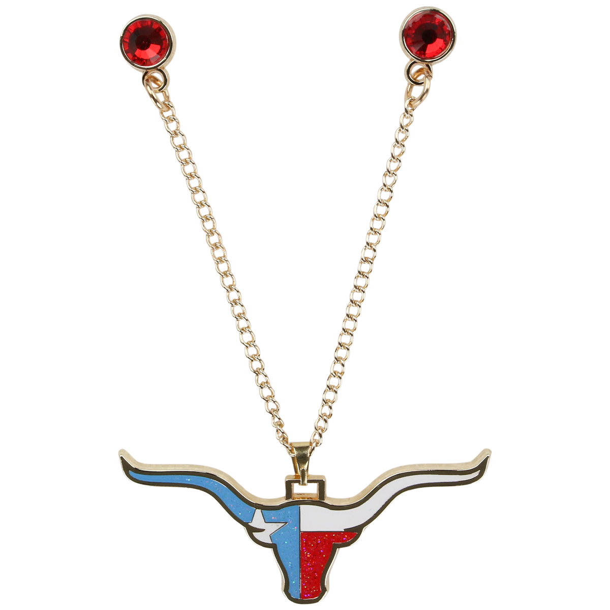 Longhorn State Flag Chain - Houston Pin the City