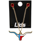 Longhorn State Flag Chain - Houston Pin the City
