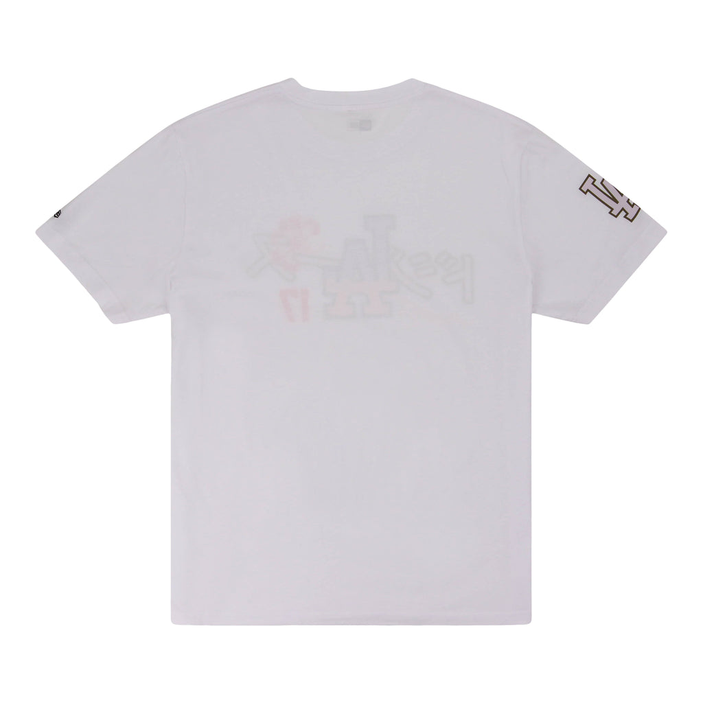 Los Angeles Dodgers Pacific Canvas #17 New Era T-Shirt (White)