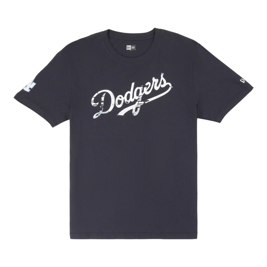 Los Angeles Dodgers Pacific Canvas New Era T-Shirt (Navy Blue)