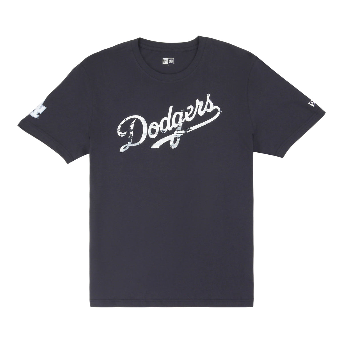 Los Angeles Dodgers Pacific Canvas New Era T-Shirt (Navy Blue)