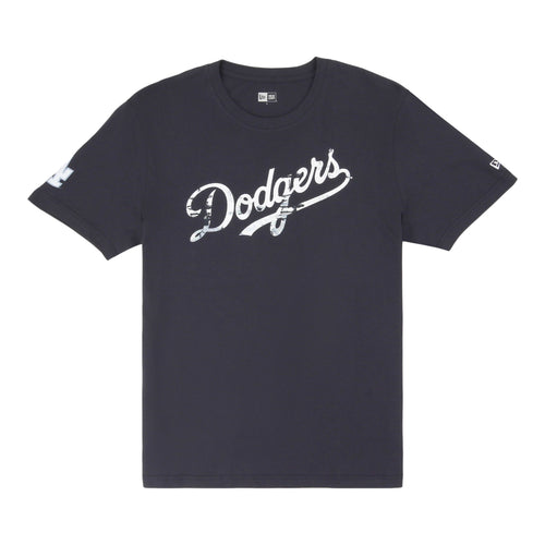 Los Angeles Dodgers Pacific Canvas New Era T-Shirt (Navy Blue)