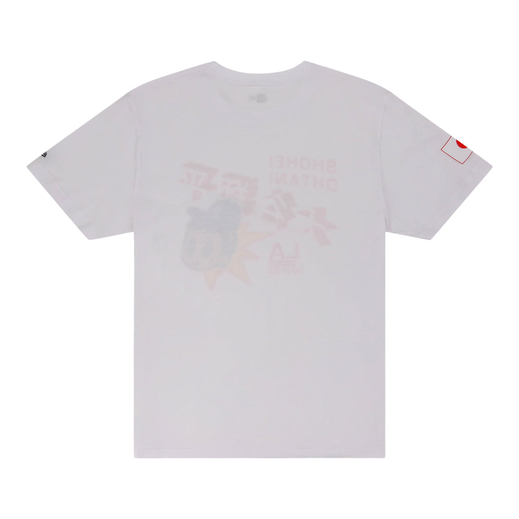 Los Angeles Dodgers Pacific Canvas Shohei Ohtani New Era T-Shirt (White)