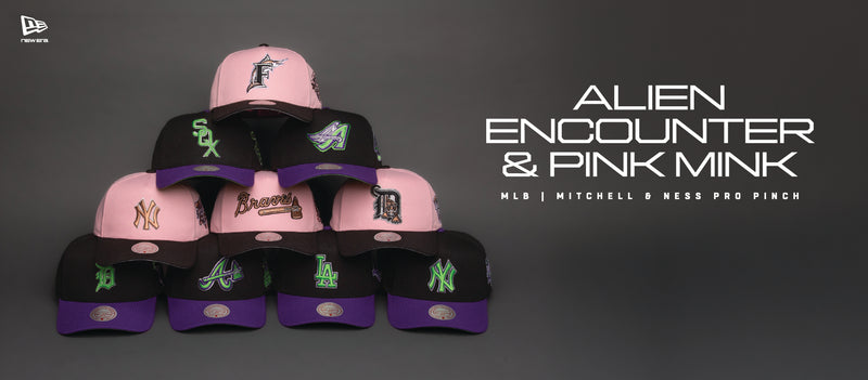 Oct 8 | MLB Alien Encounter & Pink Mink Mitchell & Ness Pro Pinch