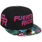 Puerto Rico Crown the Country New Era 59FIFTY (Black/Floral)