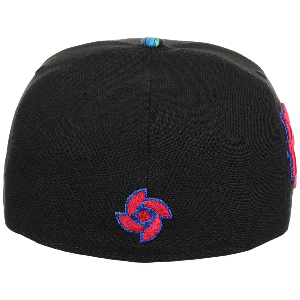 Puerto Rico Crown the Country New Era 59FIFTY (Black/Floral)