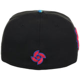 Puerto Rico Crown the Country New Era 59FIFTY (Black/Floral)