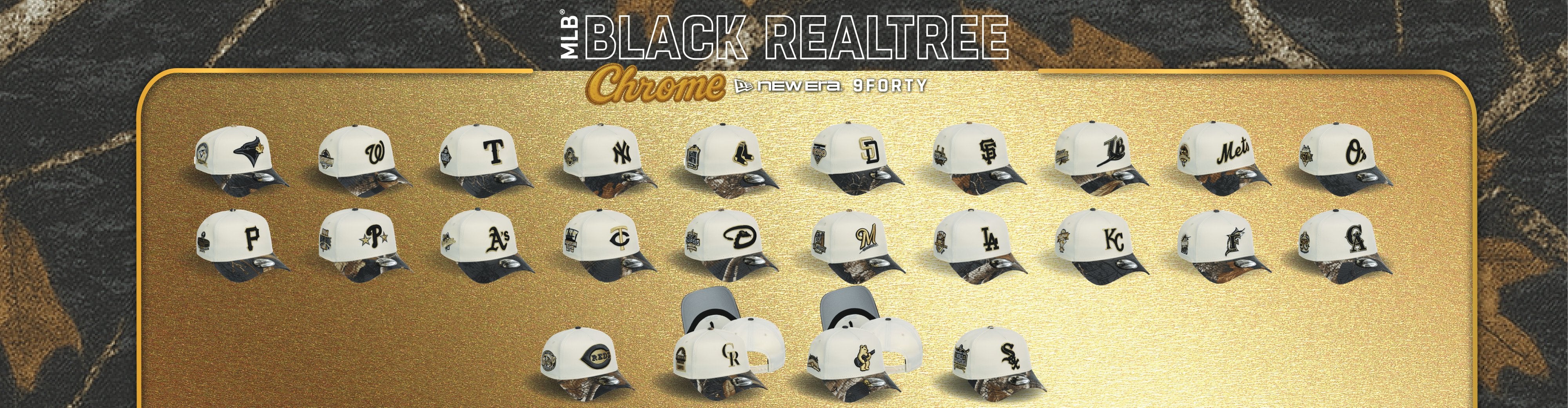 Nov 26 | MLB Black Realtree Chrome New Era 9FORTY