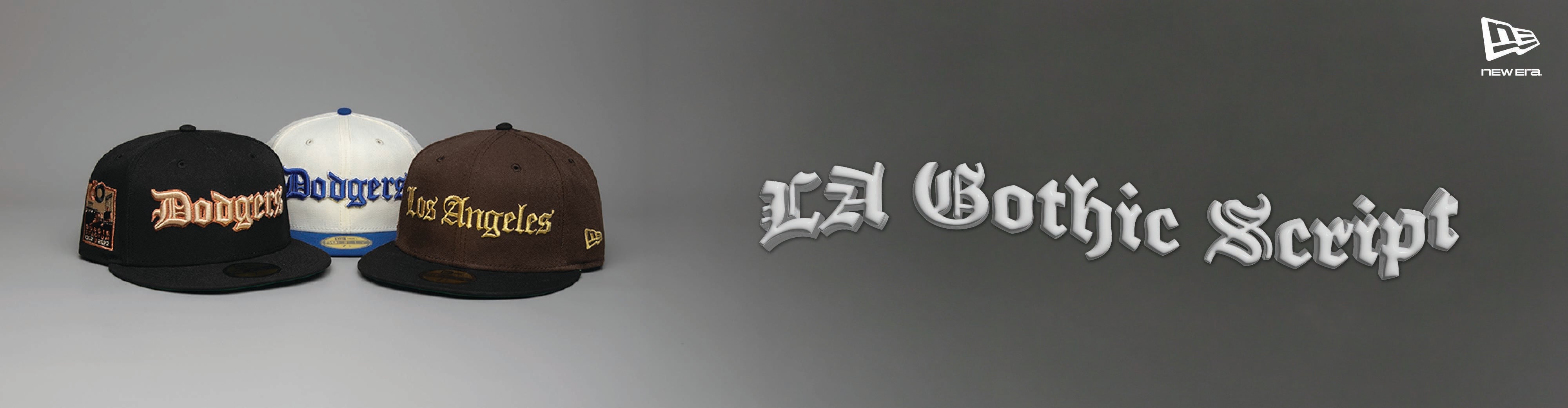 LA Gothic Script New Era 59FIFTY – LidsHatDrop