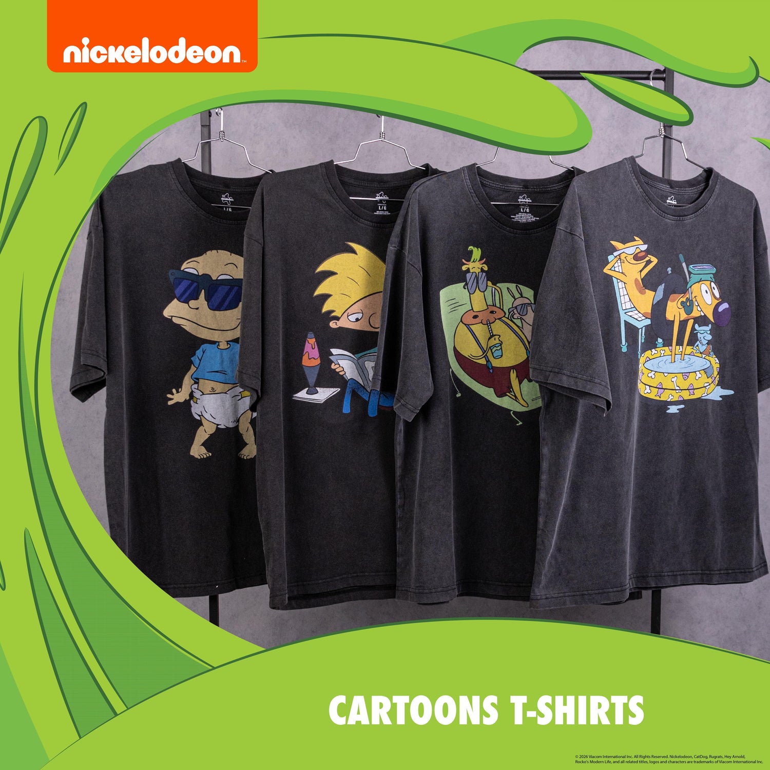 Nickelodeon Orange VHS T-Shirts