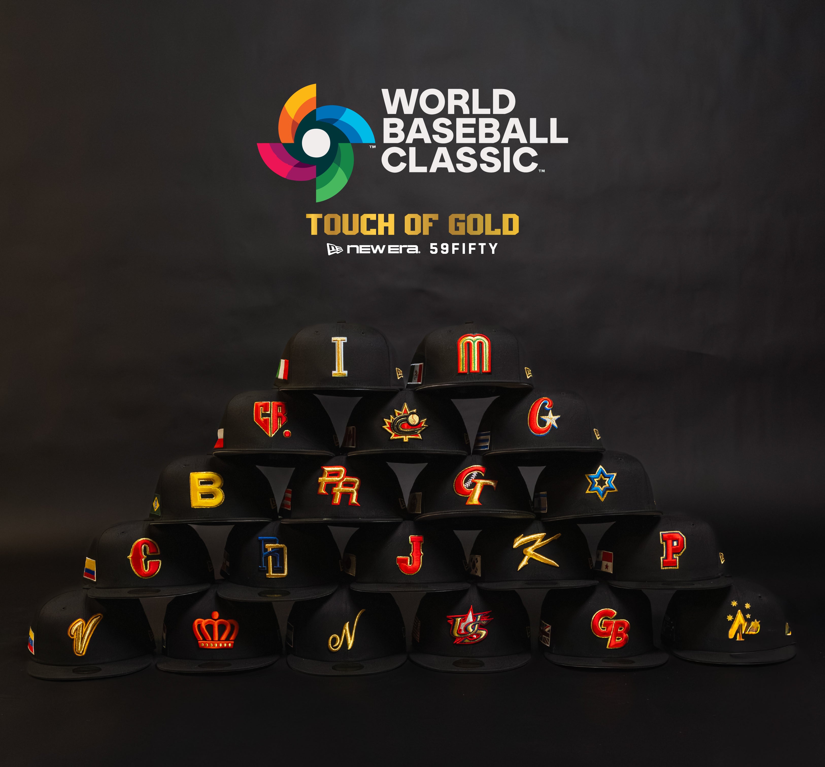 World Baseball Classic Touch of Gold New Era 59FIFTY – LidsHatDrop