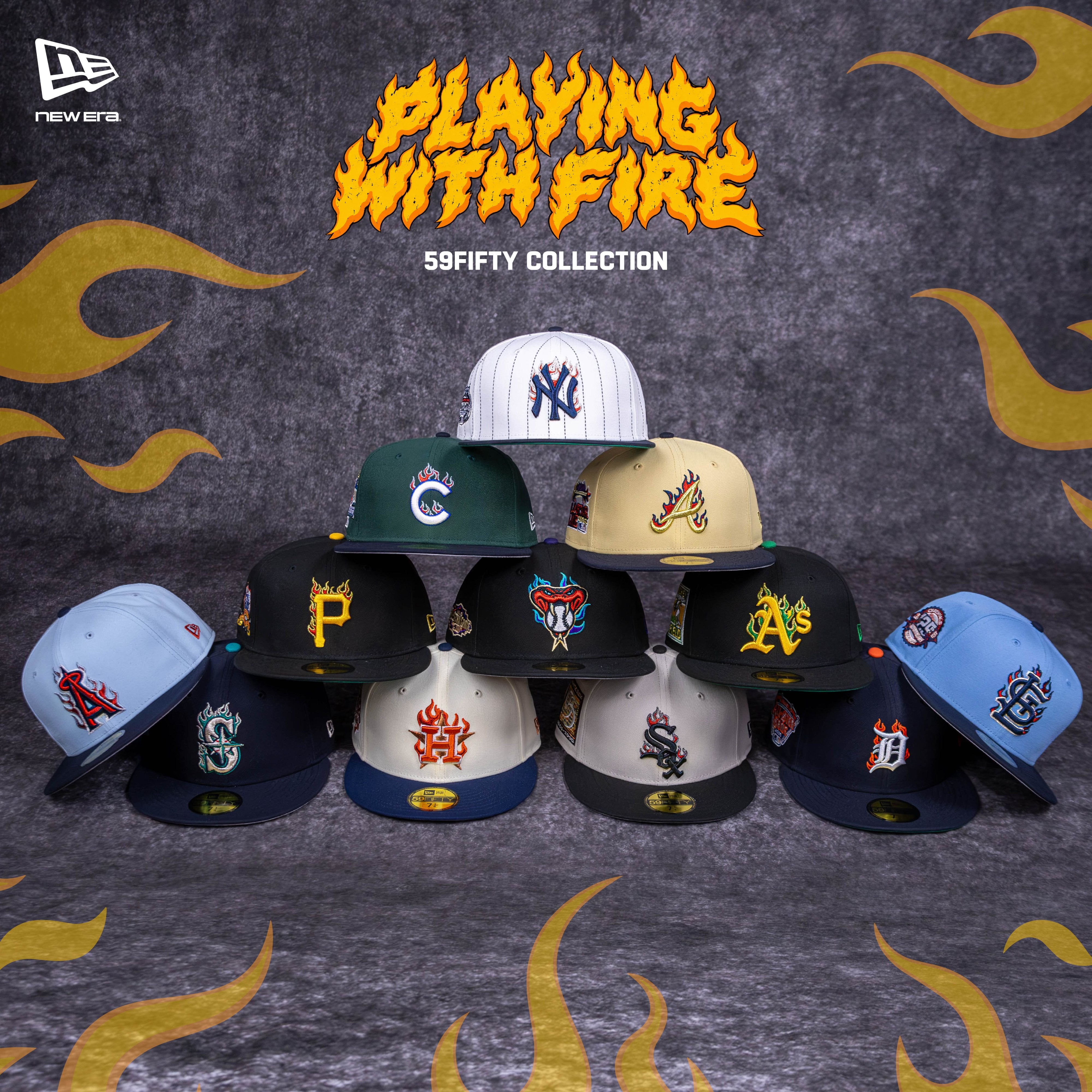 MLB Playing with Fire New Era 59FIFTY – Lids HD