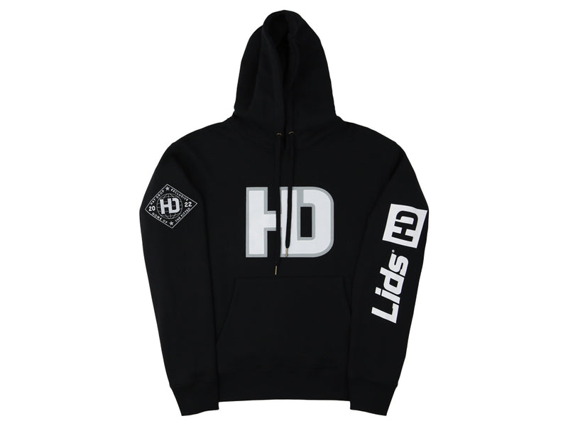 LidsHD Unisex Premium Hoodie - Black/White