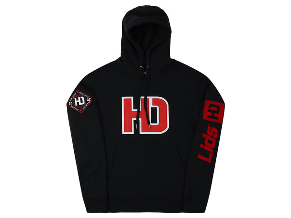 LidsHD Unisex Premium Hoodie - Black/Red