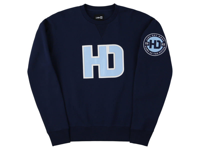 LidsHD Unisex Premium Fleece Crew Sweatshirt - Blue