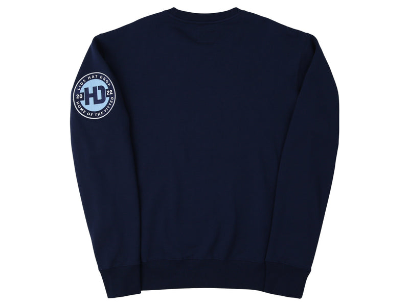LidsHD Unisex Premium Fleece Crew Sweatshirt - Blue