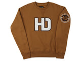 LidsHD Unisex Premium Fleece Crew Sweatshirt - Brown