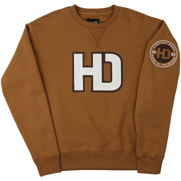 Brown-Crew-Neck-Oversized-