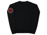 LidsHD Unisex Premium Fleece Crew Sweatshirt - Black/Red