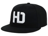 Lids Hat Drop Branded HD Fitted Cap - Black/Black/Grey