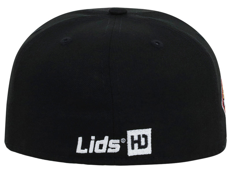 Lids Hat Drop Branded HD Fitted Cap - Black/Black/Grey