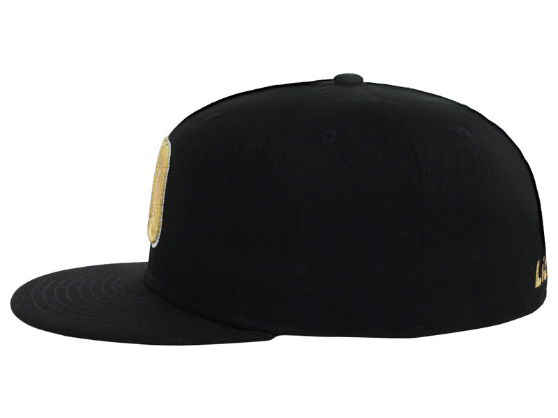 Lids Hat Drop Branded HD Fitted Cap - Black/Black/Gold