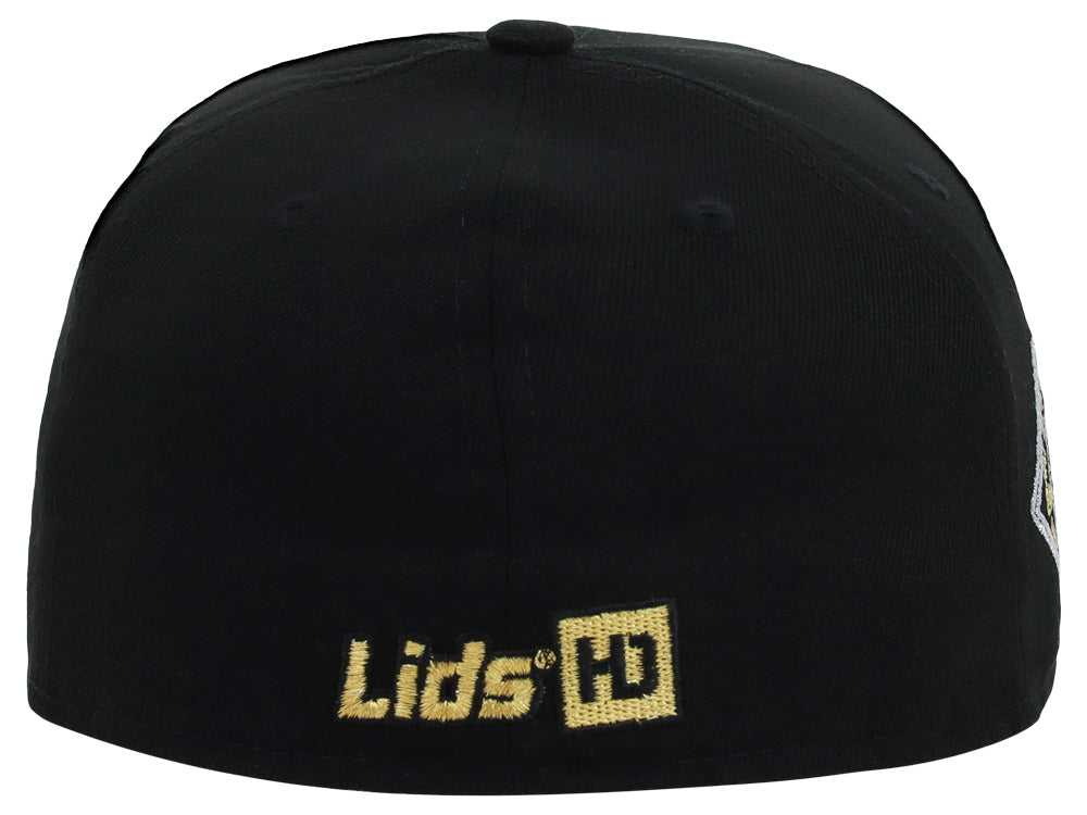 Lids Hat Drop Branded HD Fitted Cap - Black/Black/Gold  display picture 2