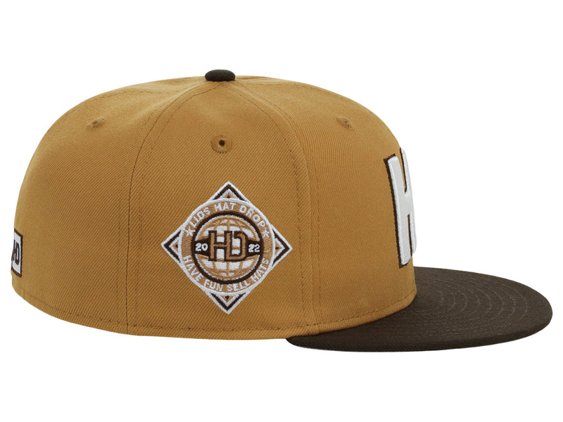 Lids Hat Drop Branded HD Fitted Cap Tan/Brown/Grey –, 45% OFF