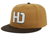 Lids Hat Drop Branded HD Fitted Cap - Tan/Brown/Grey