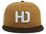 Lids Hat Drop Branded HD Fitted Cap - Tan/Brown/Grey