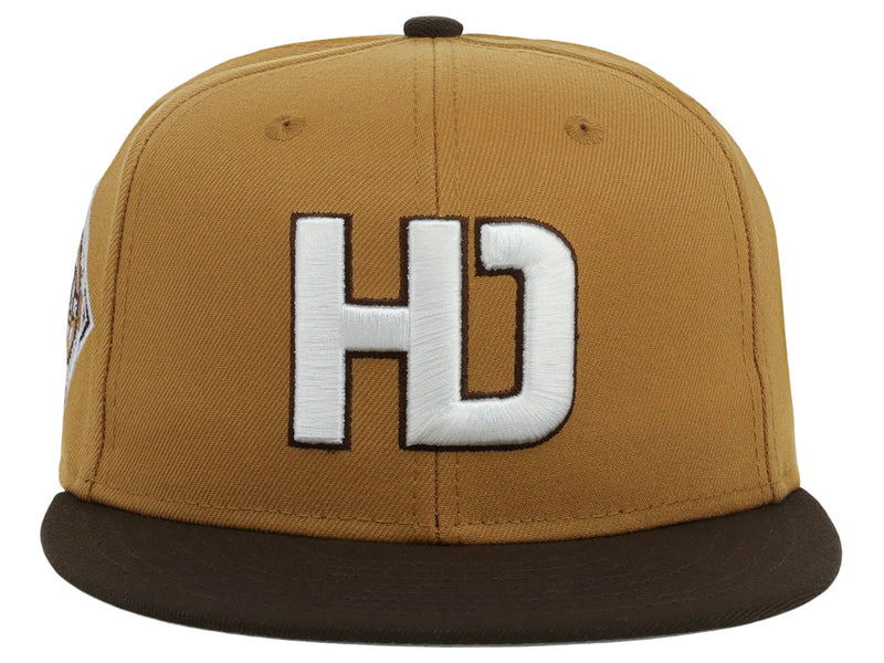 Lids Hat Drop Branded HD Fitted Cap - Tan/Brown/Grey