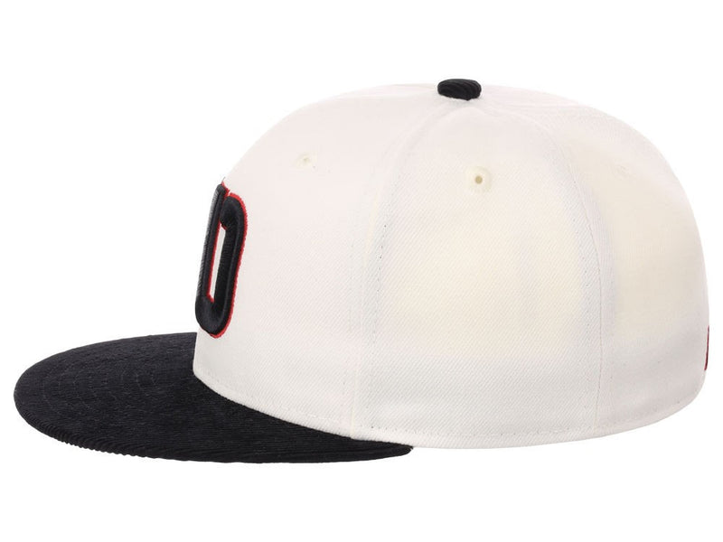 Lids Hat Drop Branded HD Fitted Cap - Ivory/Black/Grey