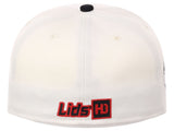 Lids Hat Drop Branded HD Fitted Cap - Ivory/Black/Grey