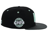 Lids Hat Drop Branded HD Fitted Cap - Black/Graphite/Light Green