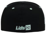 Lids Hat Drop Branded HD Fitted Cap - Black/Graphite/Light Green